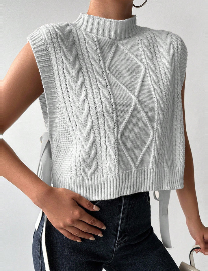 Shein top, krémszínű