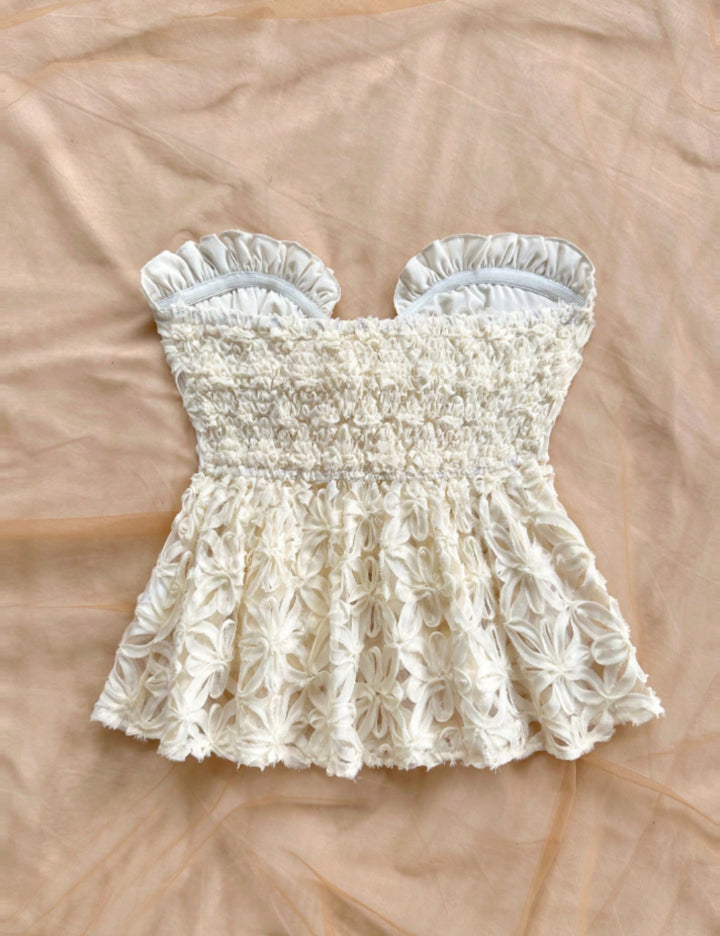 Top Shein, krémszínű
