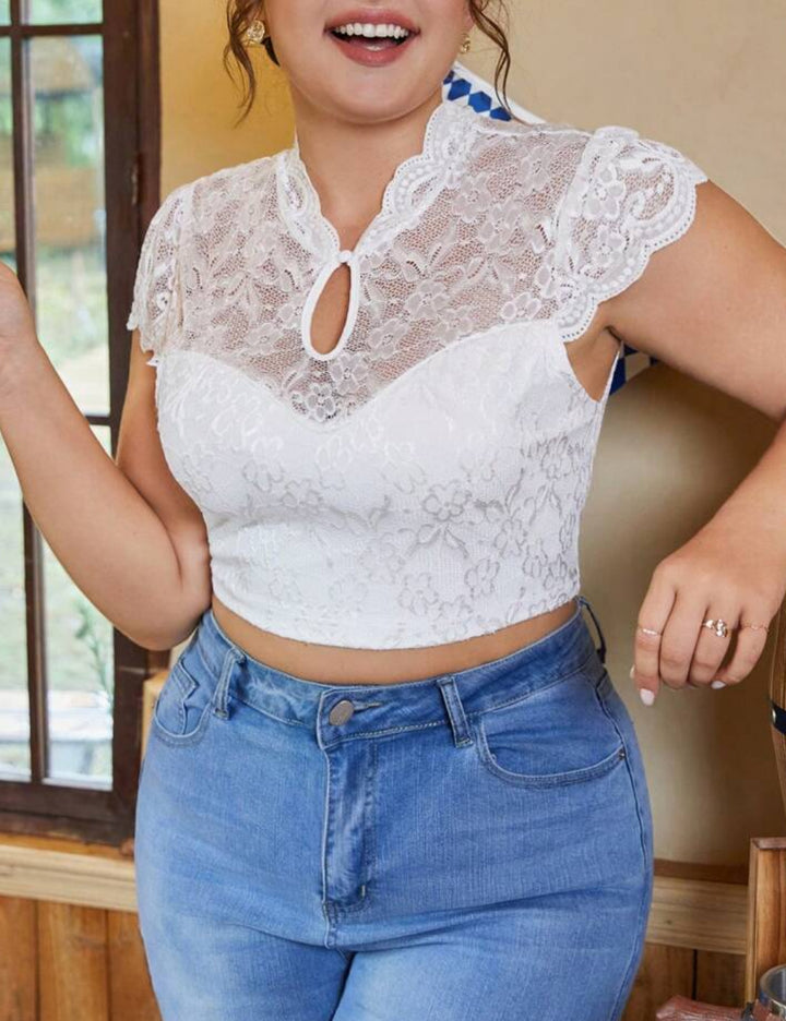 Shein Curve+ felsők, fehér