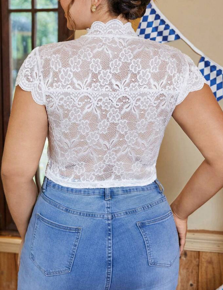 Shein Curve+ felsők, fehér
