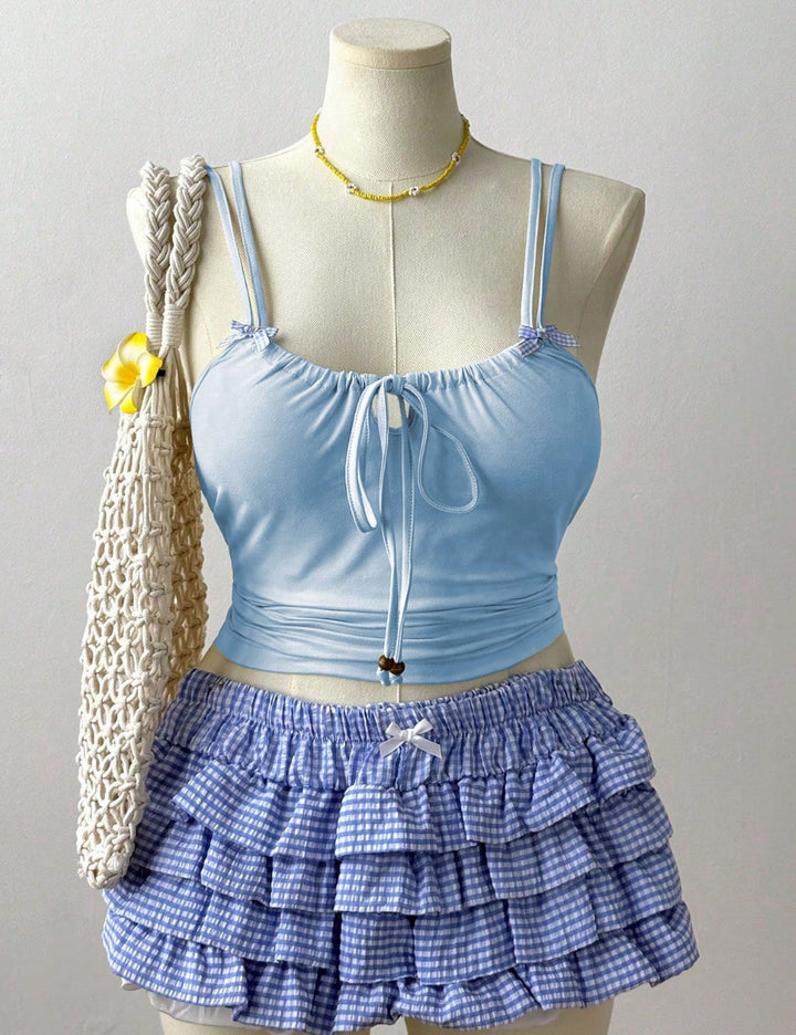 Top SHEIN, blue