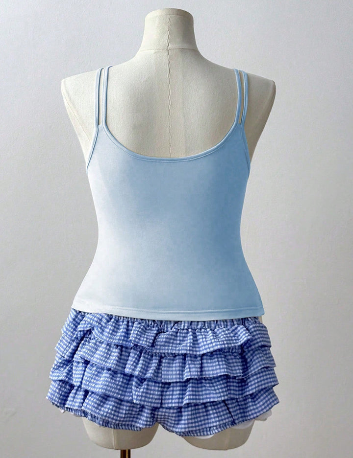 Top SHEIN, blue