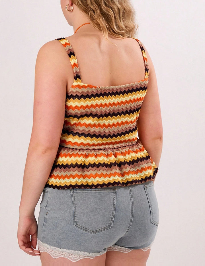 Shein Curve+ felső, vegyes színek