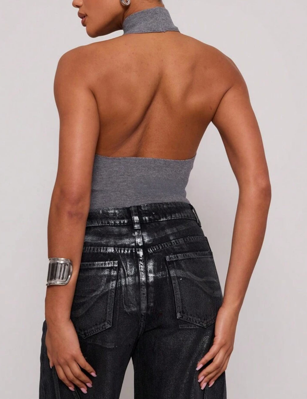 Top Shein, gri