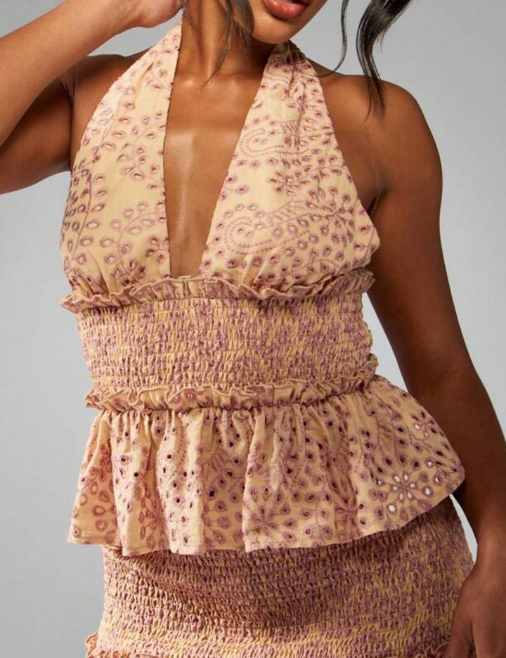 Shein Missguided felső, színek keveréke