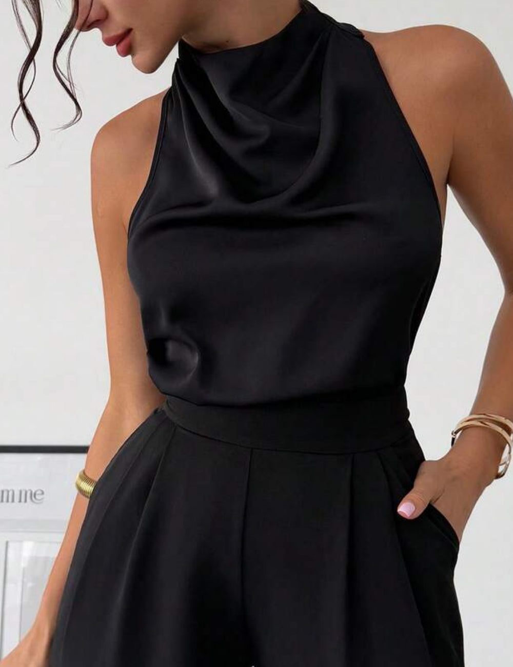 Top Shein, negru