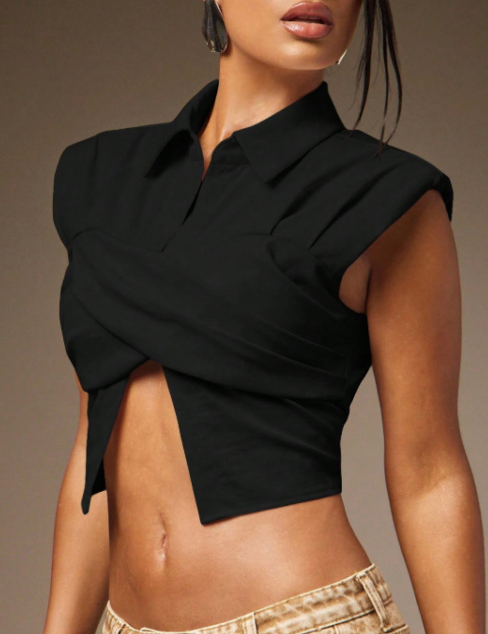 Top Shein, negru