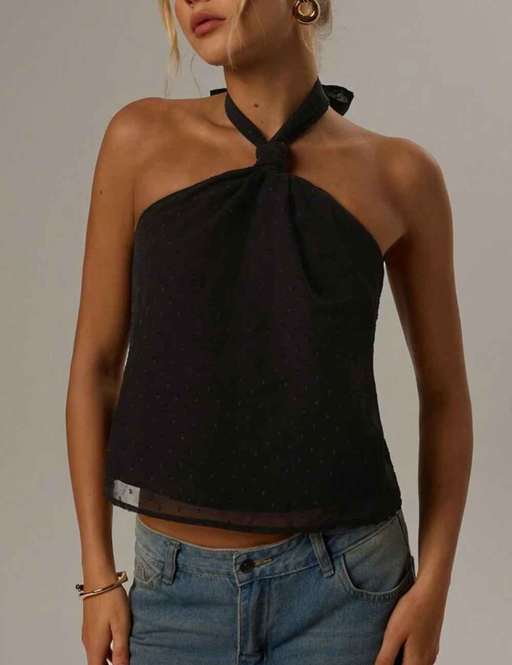 Top Shein, negru