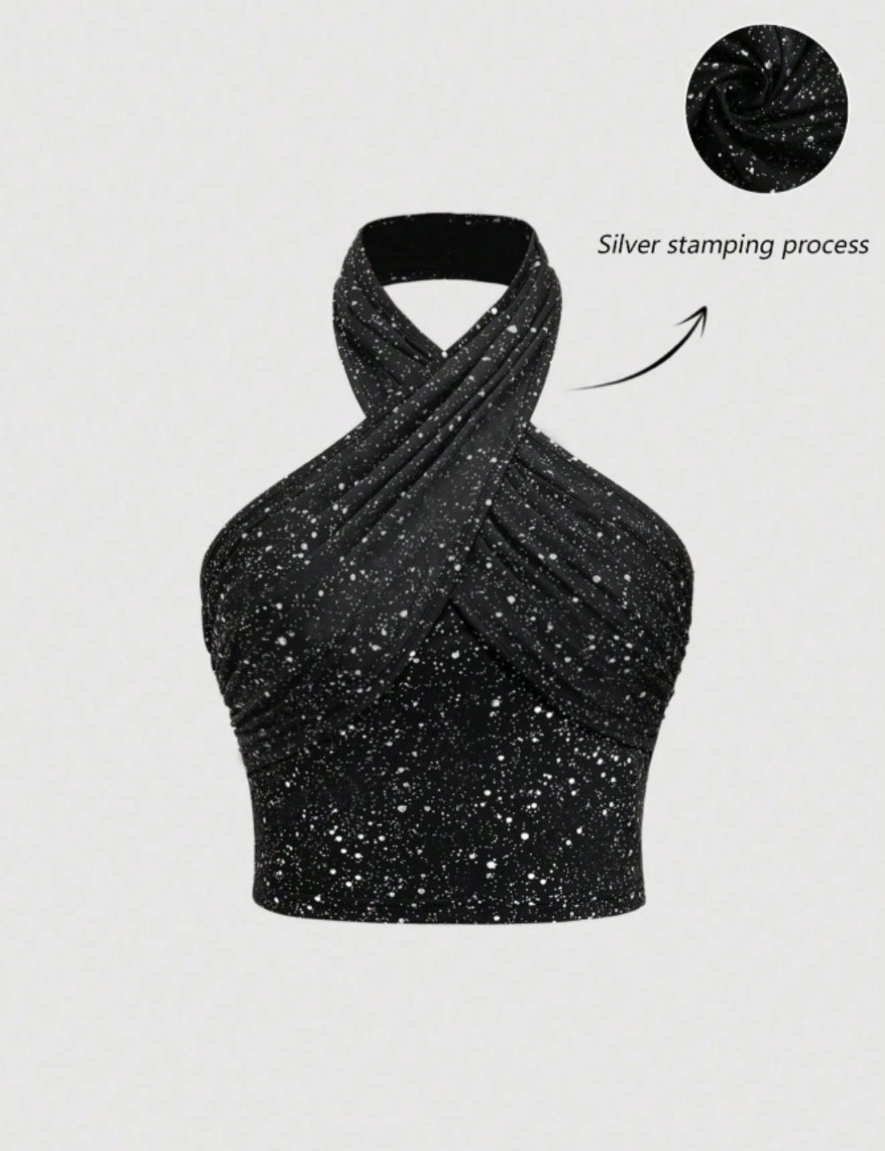 Top Shein, negru