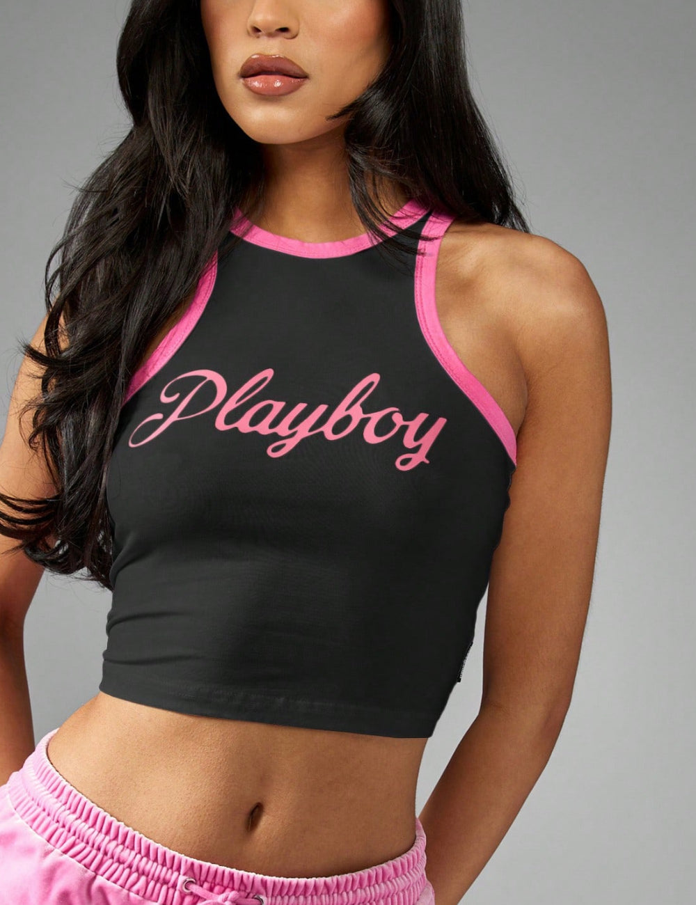 Felső Shein Missguided, fekete