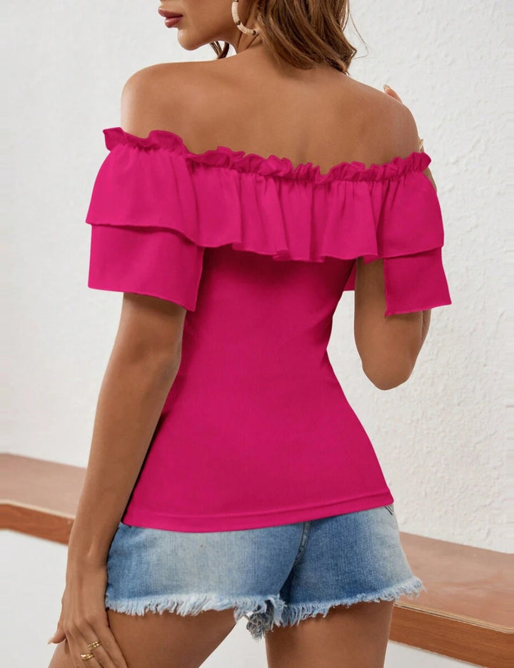 Top Shein, rózsaszín