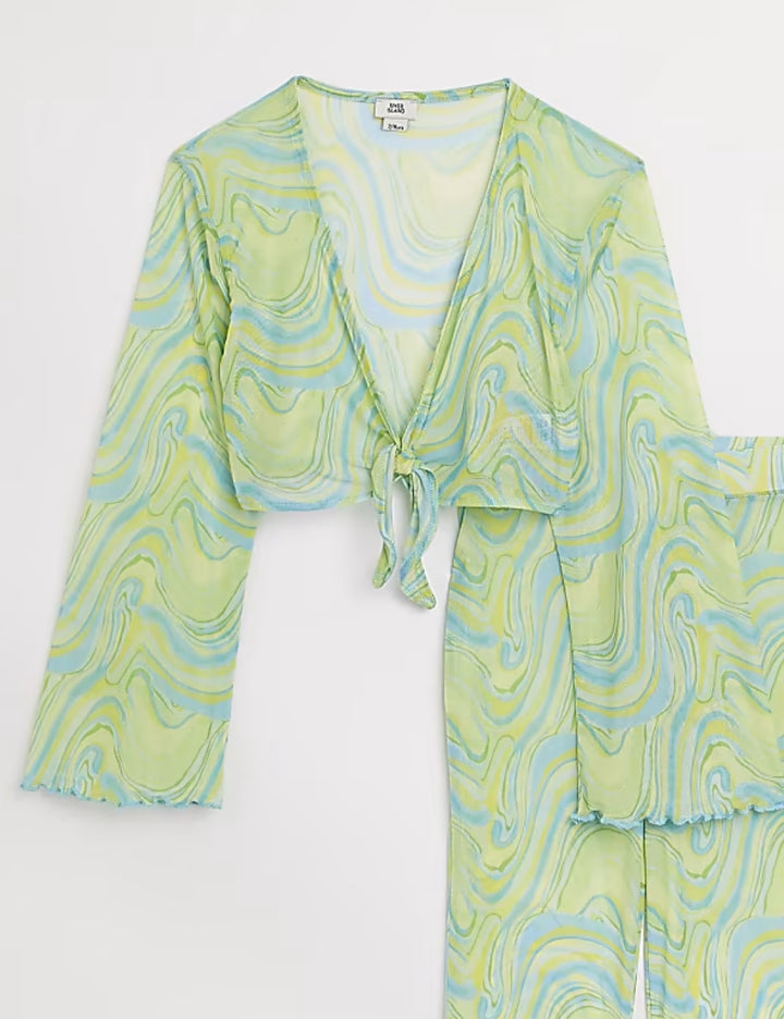 River Island top, zöld
