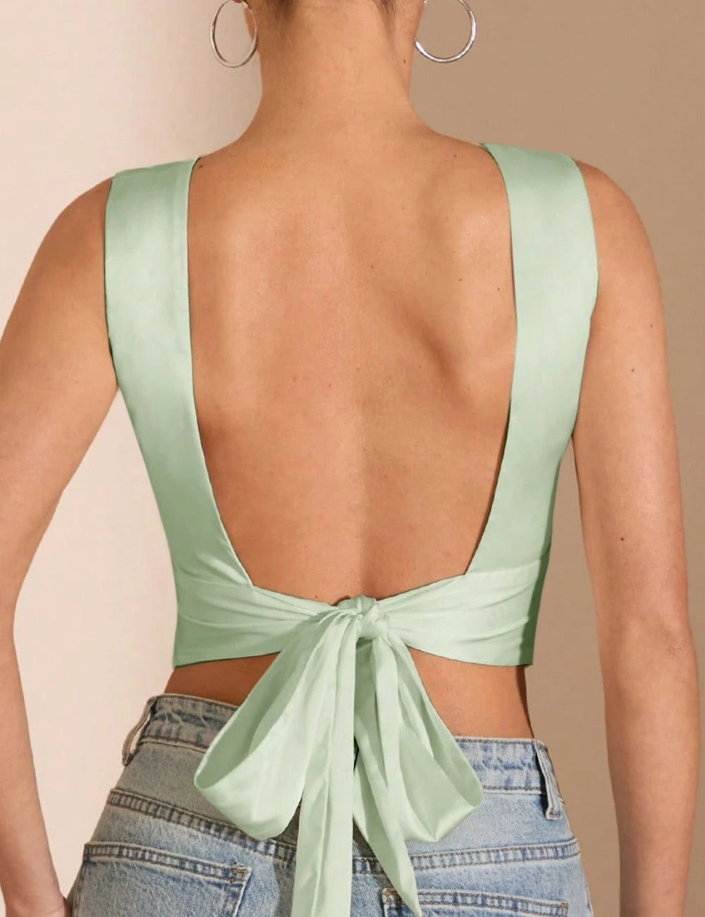 Top Shein, verde