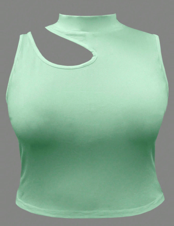 Shein Curve+ felső, zöld