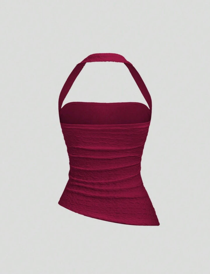 Top Shein, bordó
