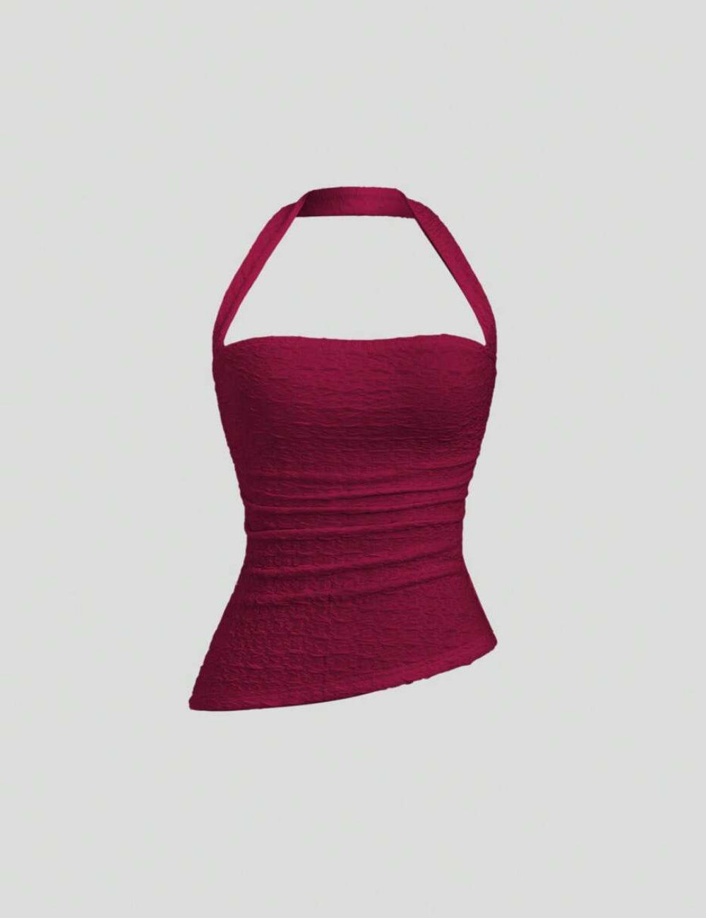 Top Shein, bordó