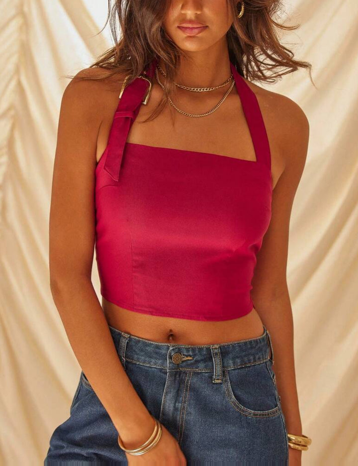 Top Shein, bordó