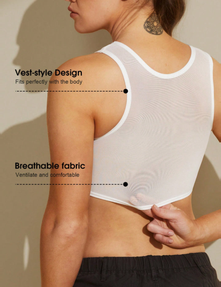 Shein sporttop, fehér