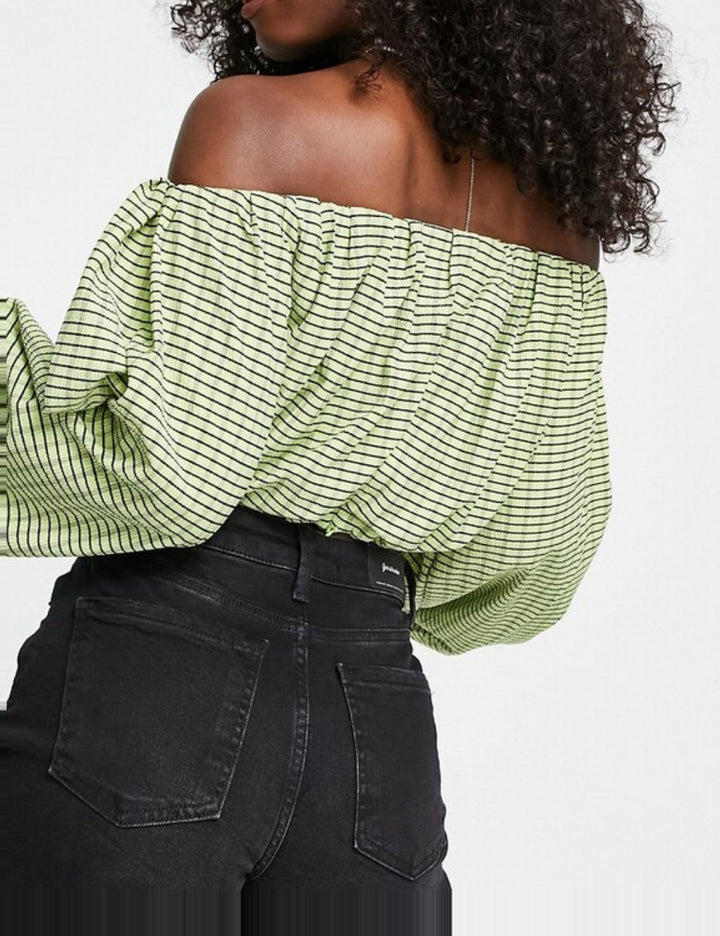Revivo crop top, zöld