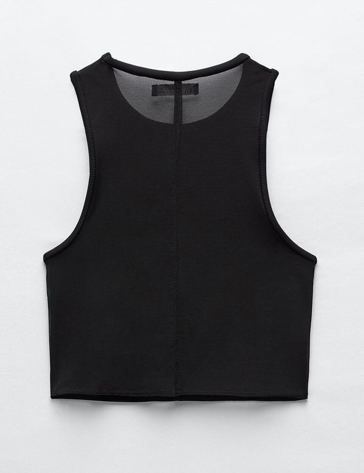 Top Zara, negru