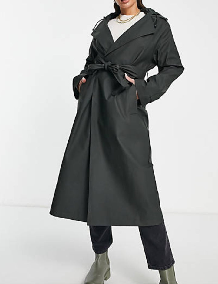 Trenchkabát ASOS, khaki