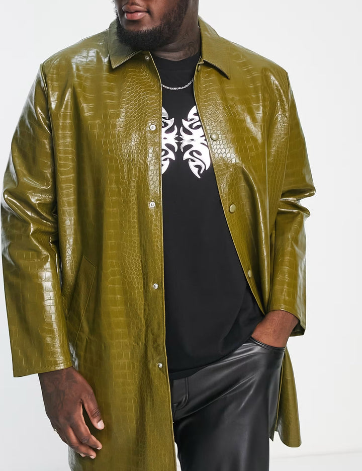 Trenchkabát ASOS, khaki