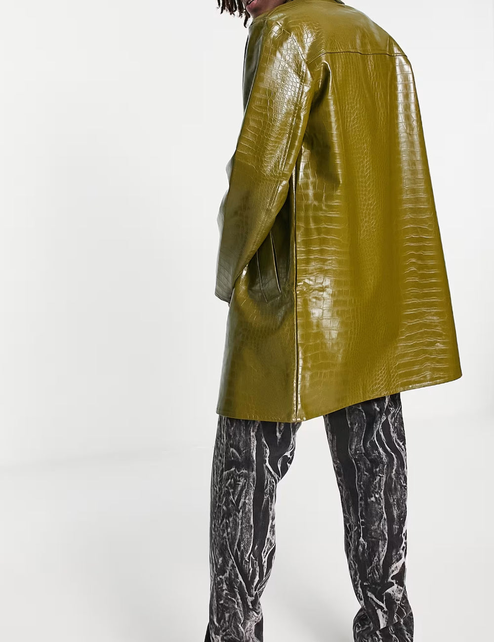 Trenchkabát ASOS, khaki