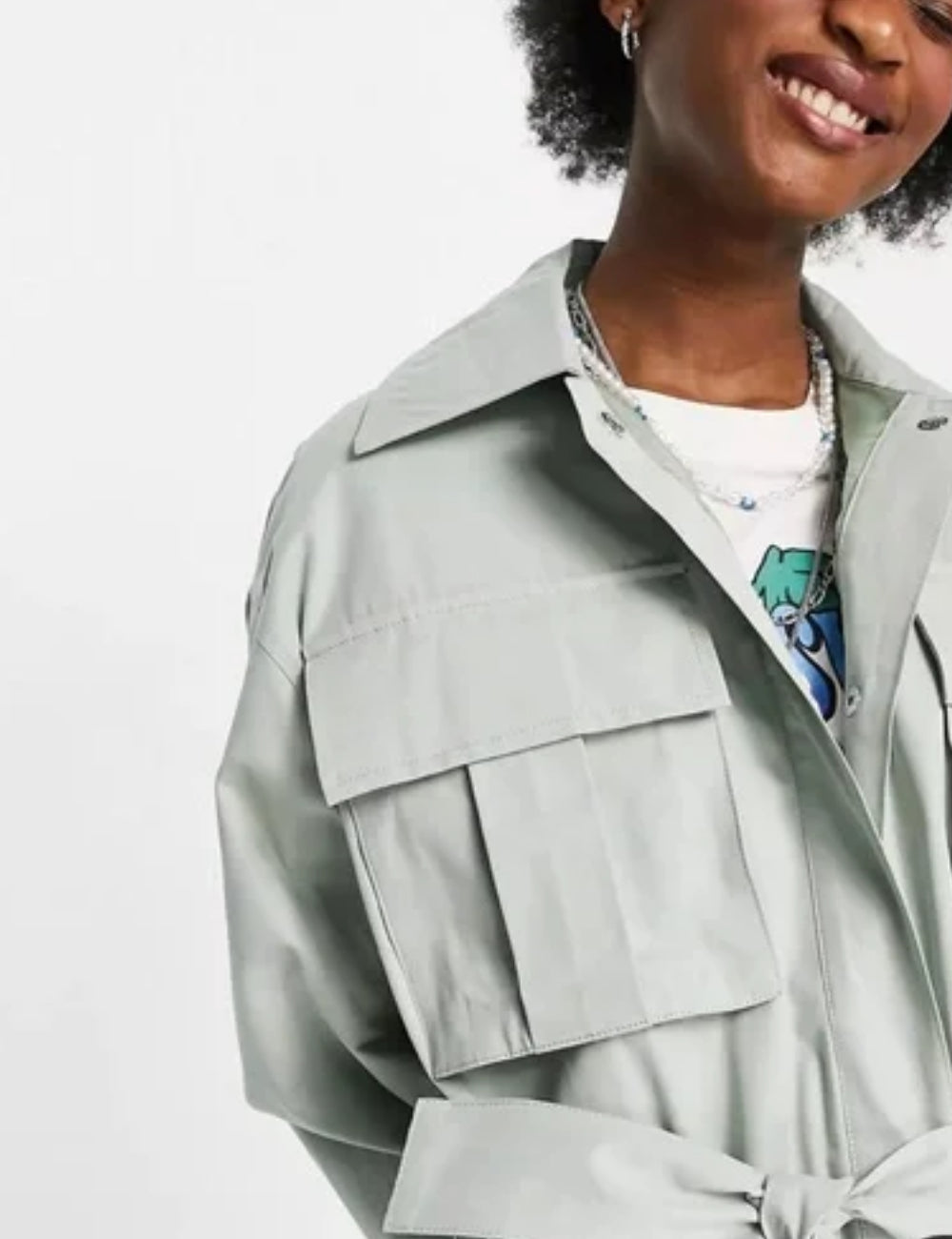 Trench ASOS, verde