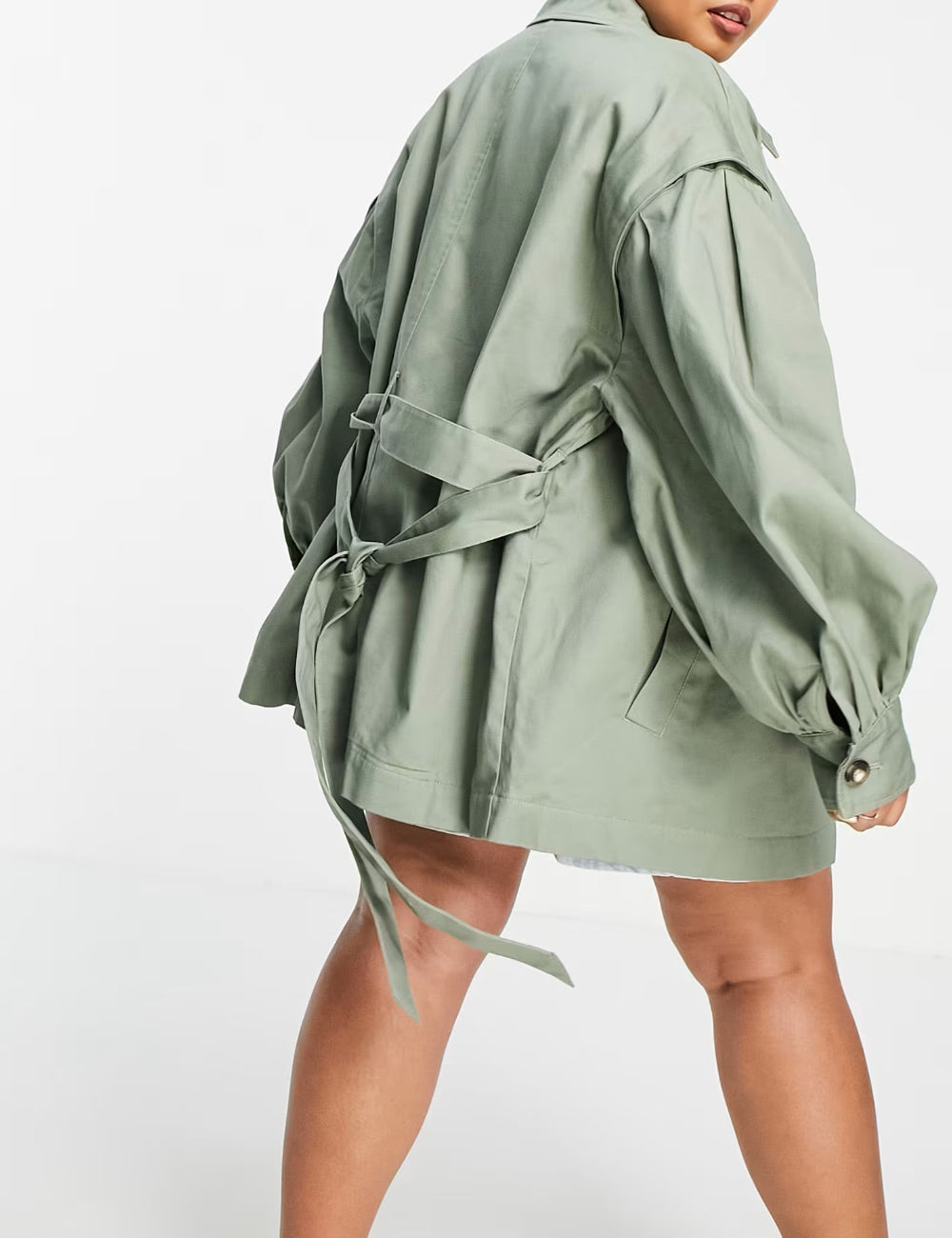 ASOS rövid ballonkabát, zöld