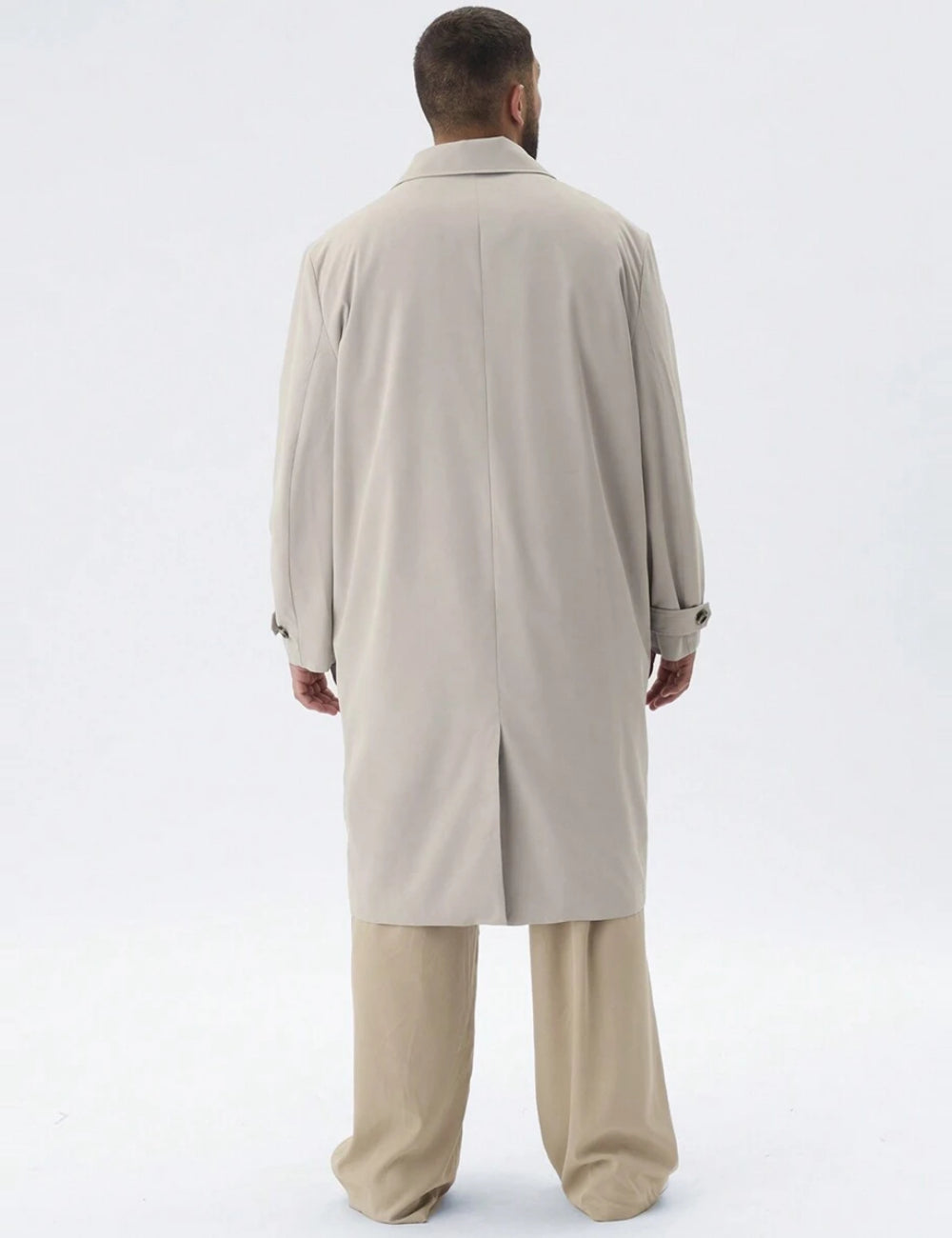 Trench Shein MANFINITY, bej