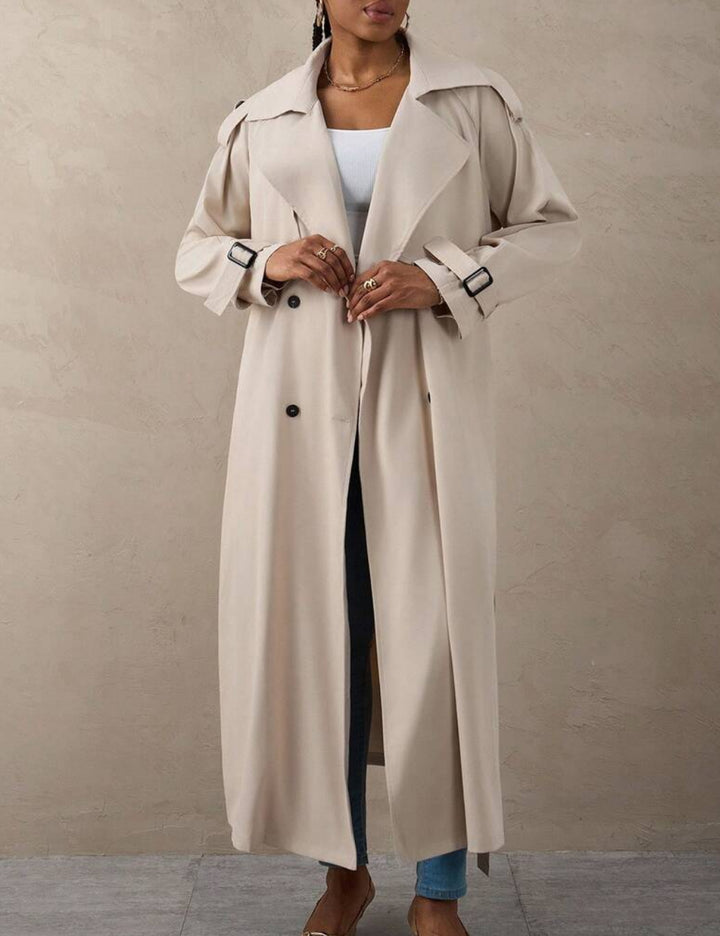 Trench Shein Curve+, bej