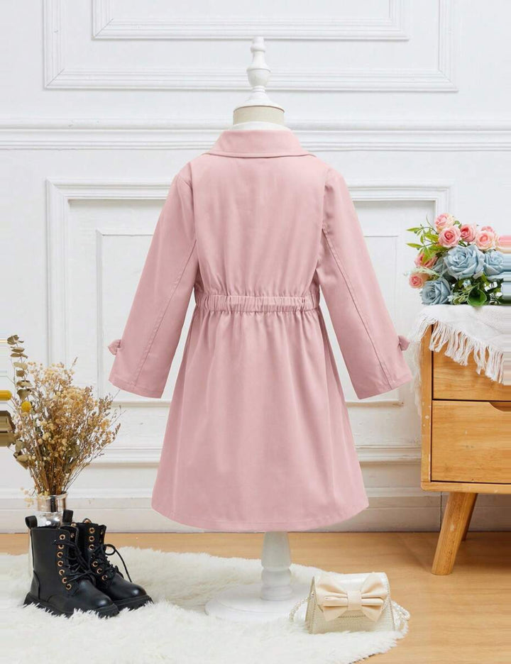 Trench Shein, roz pudra