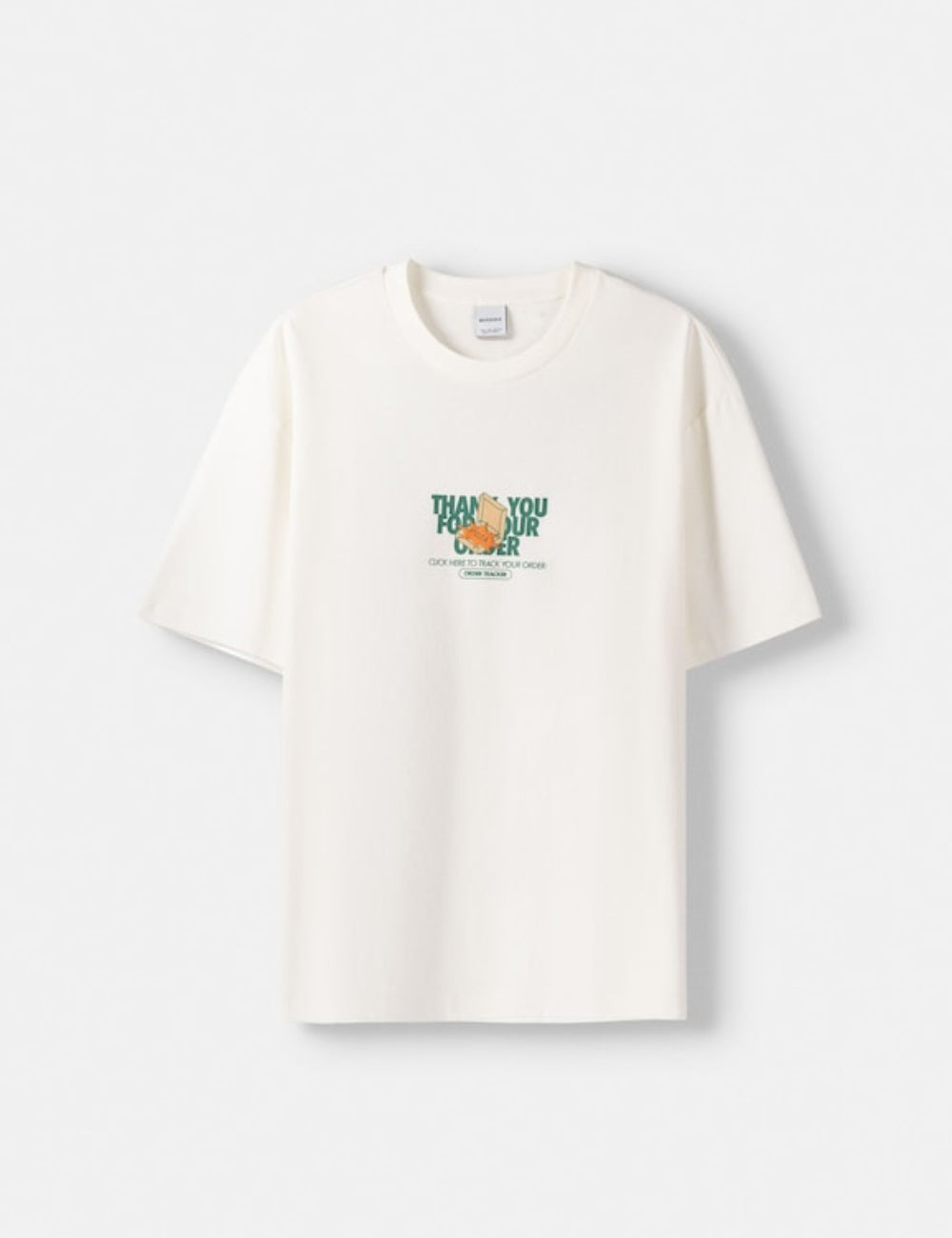 Bershka póló, fehér