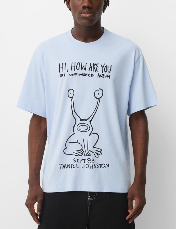 Tricou BERSHKA, albastru