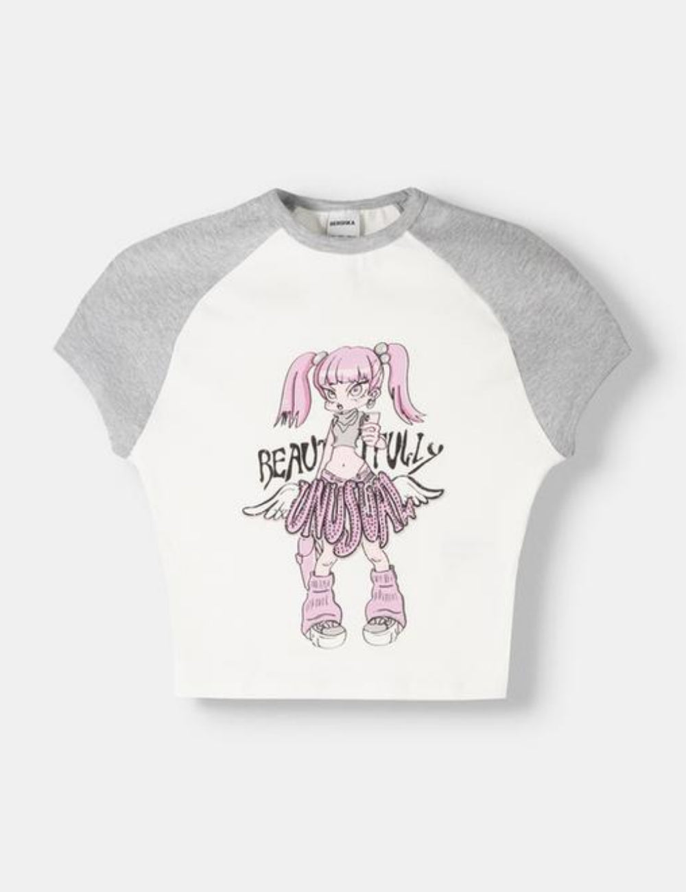 Bershka póló, színkeverék