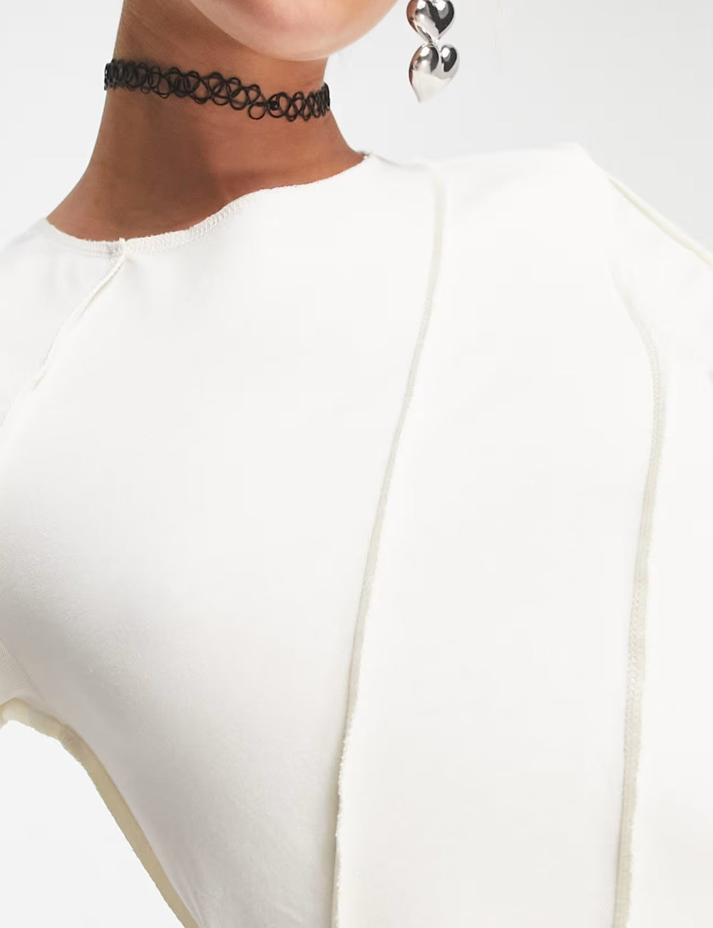 Tricou COLLUSION, crem