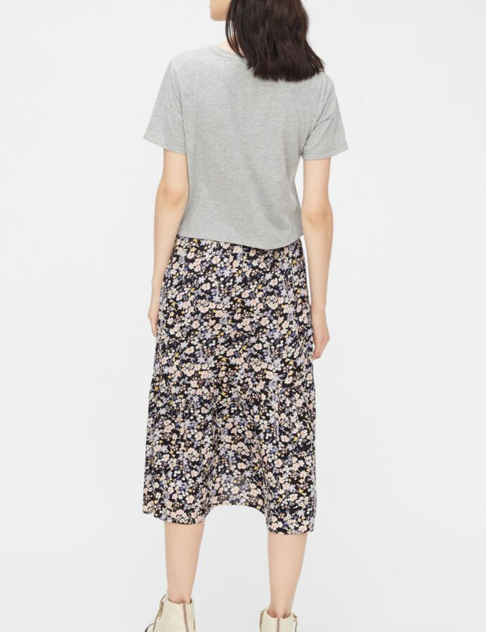 Tricou Pieces, gri