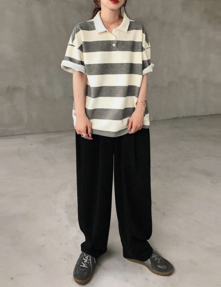 SHEIN barna galléros póló