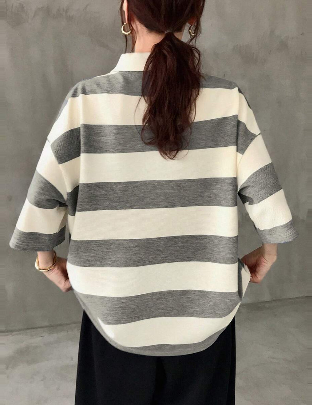 SHEIN barna galléros póló