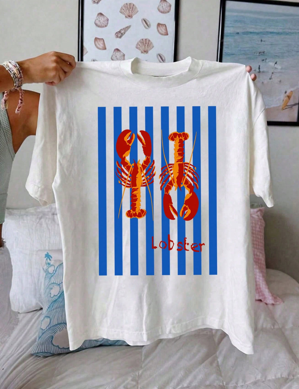 Shein póló, fehér