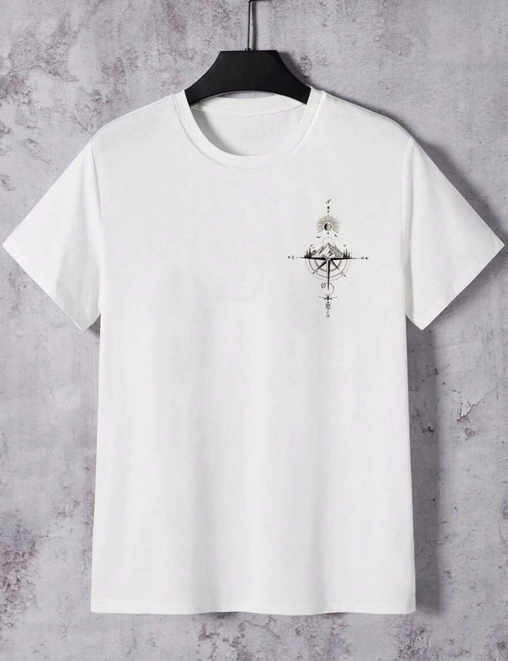 Tricou Shein MANFINITY, alb