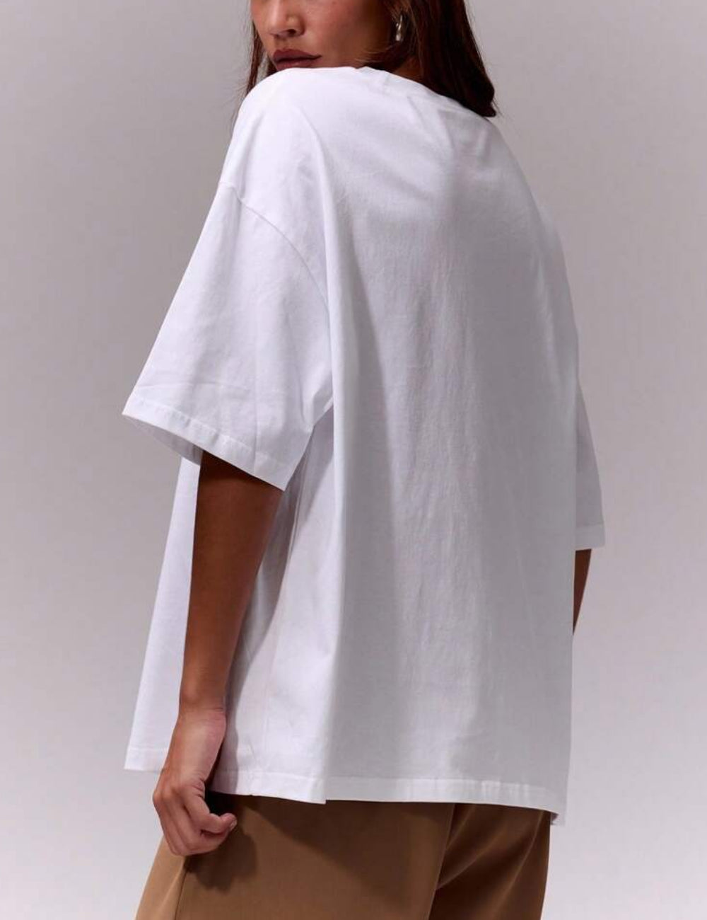 Shein MUSERA póló, fehér
