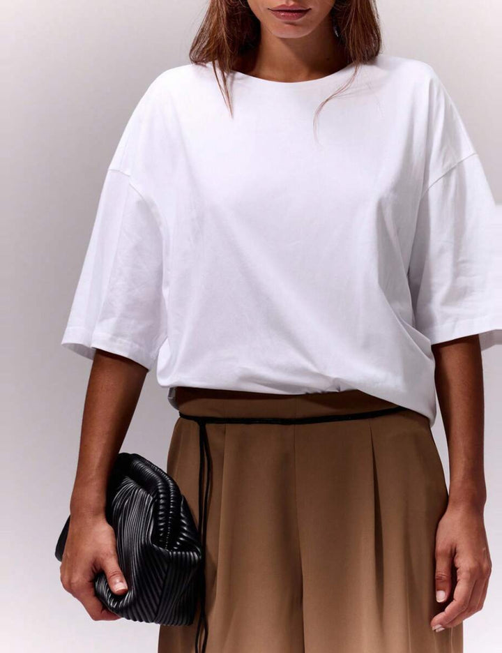 Shein MUSERA póló, fehér
