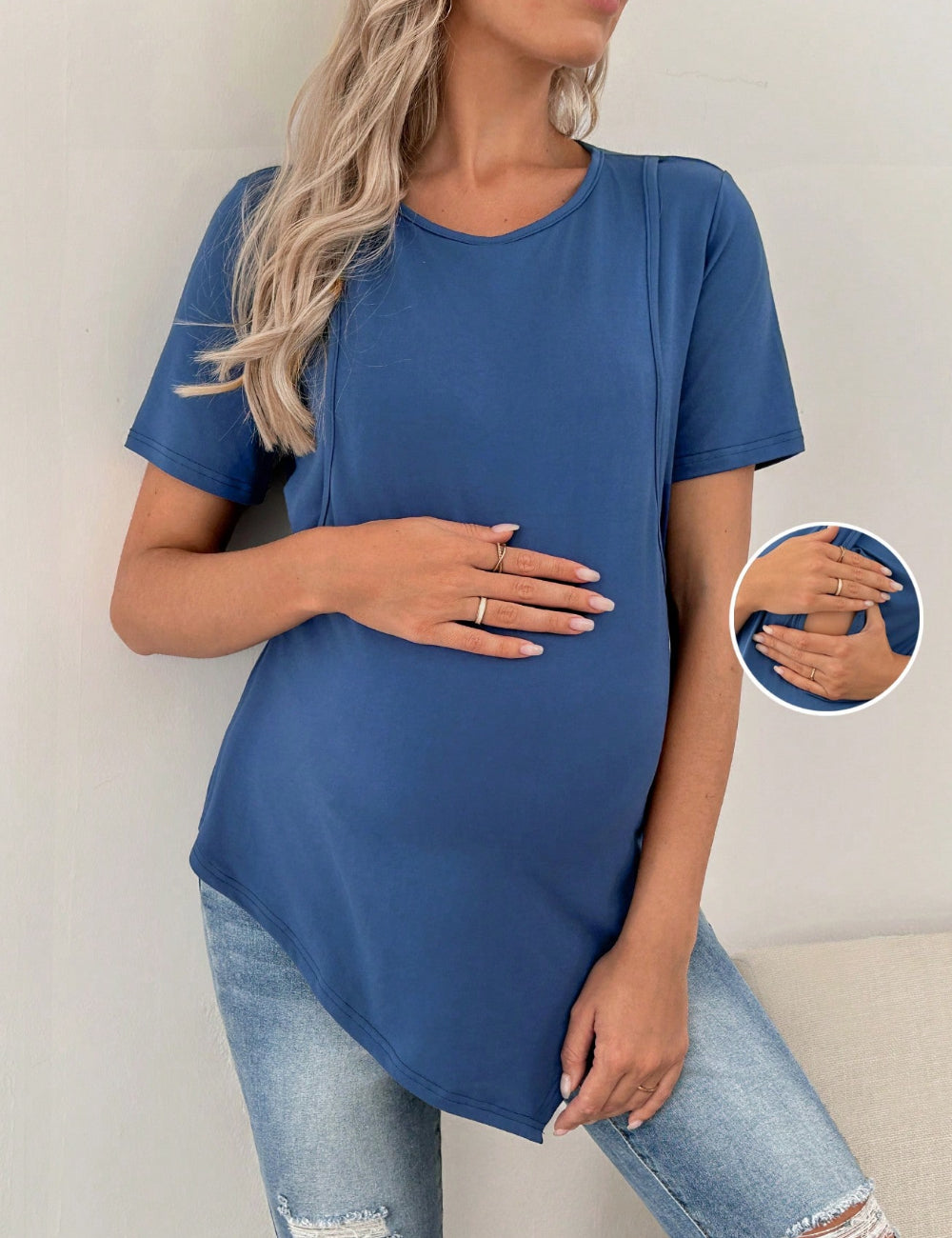 Tricou Shein, albastru