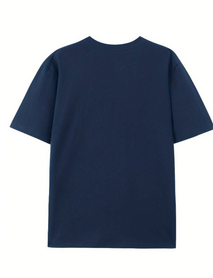 Shein MANFINITY póló, kék