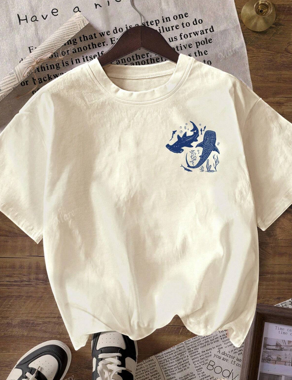 Tricou Shein, crem