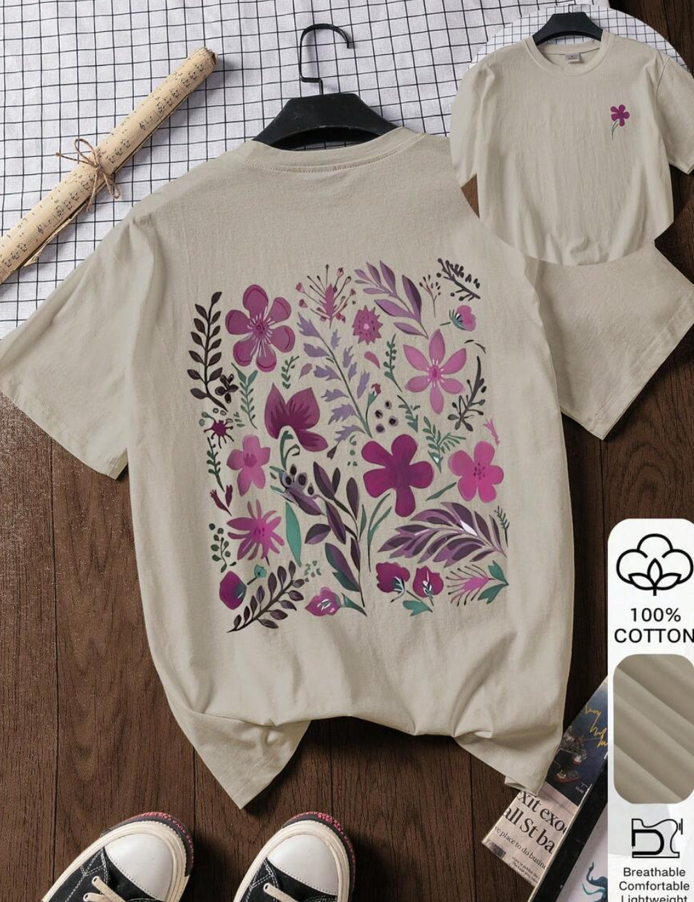Tricou Shein, bej