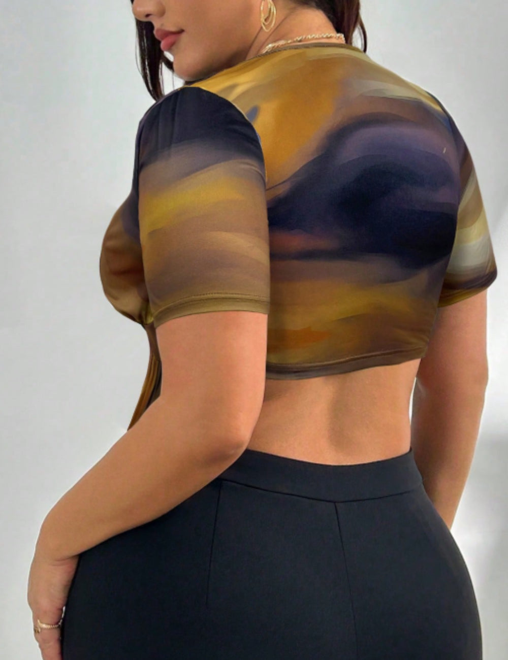 Shein Curve+ póló, vegyes színek