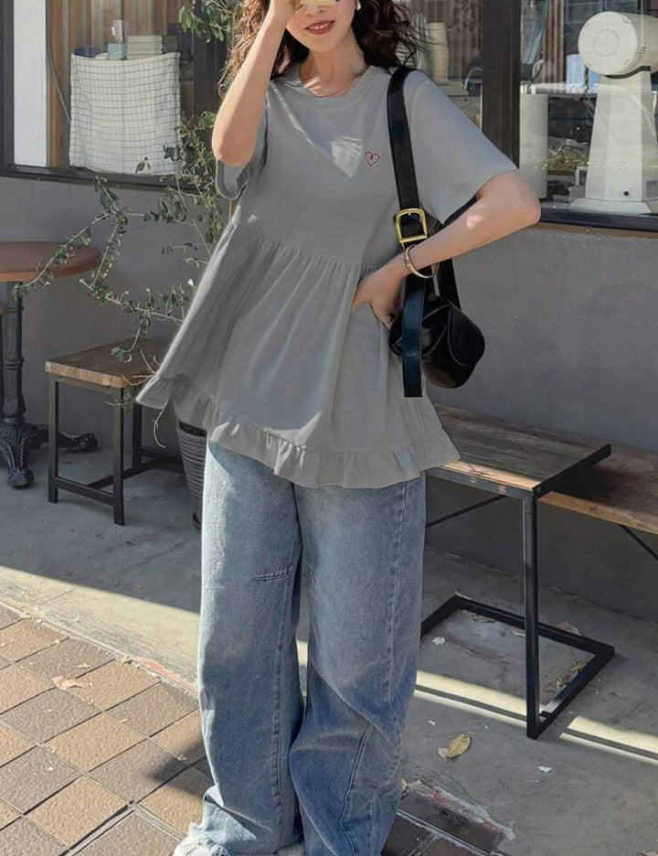 Tricou Shein, gri