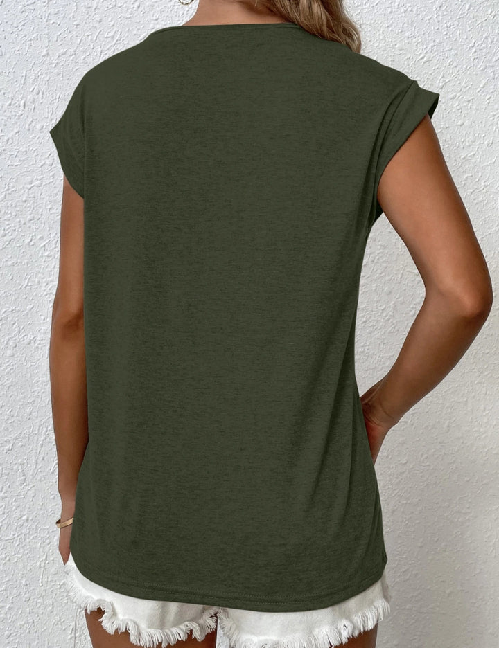 Tricou Shein, kaki